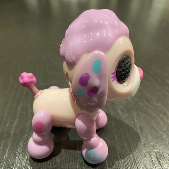 Zoomer Zips Tiny Pups JellyBean Poodle Interactive puppy toy - Picture 2 of 5